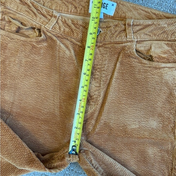 Paige Jeans Corduroy Hoxton Ankle Pants Marigold Women's Size 30 - Picture 12 of 15